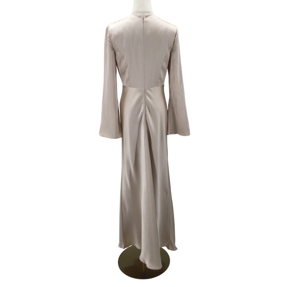 Elegant Cream Maxi Dress - Picture 3 of 8